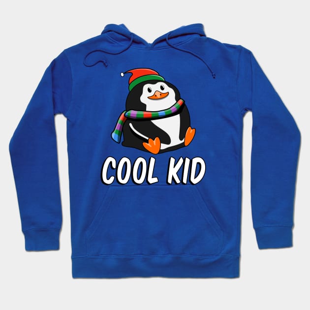 Cool Kid Cute Penguin Hoodie by TGprophetdesigns